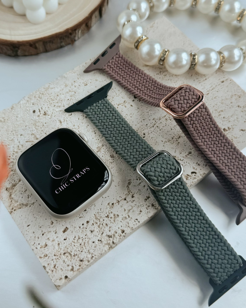 Slim braided loops for Apple Watch
