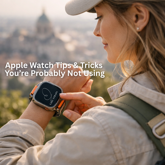 Apple Watch tips and tricks shown on Apple Watch Ultra during outdoor adventure
